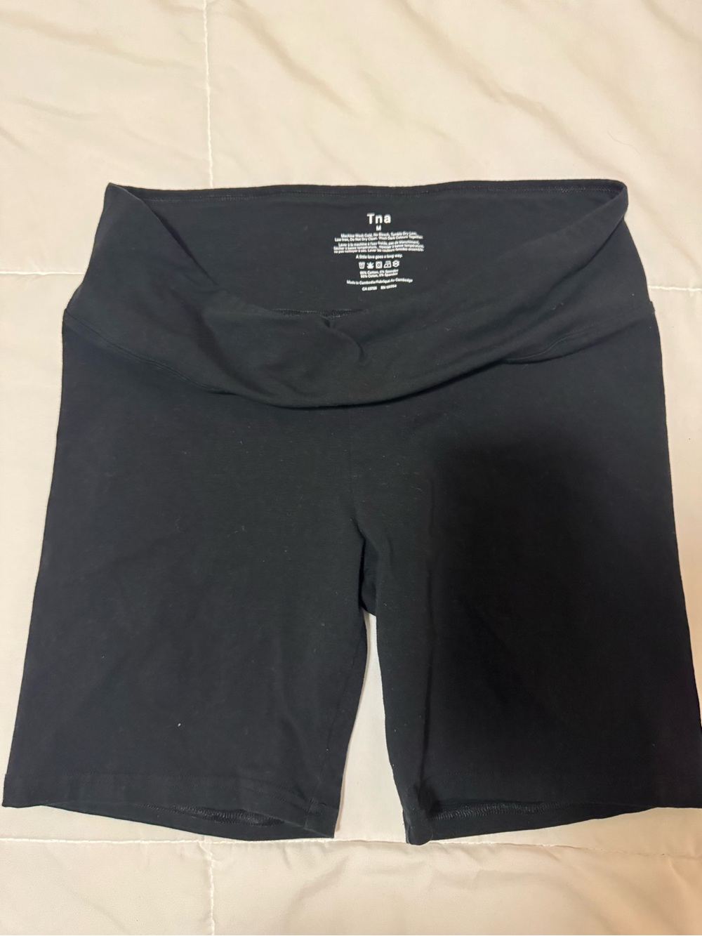 TNA Women's Black Bike Shorts